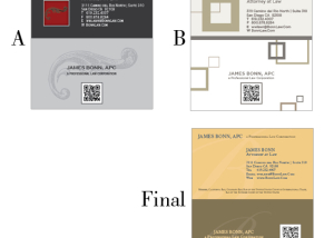 Attorney New Business Card Design Options