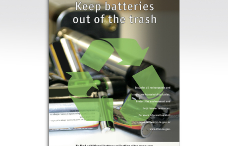 San Diego Battery Recycle Poster