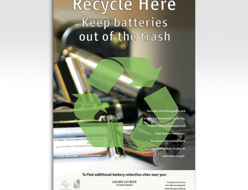 City of San Diego Battery Recycle Campaign Poster