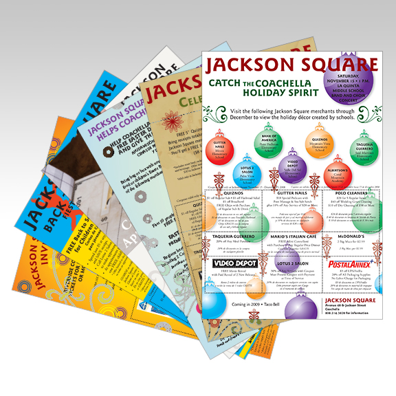 Retail Shopping Center Coupon Flyers